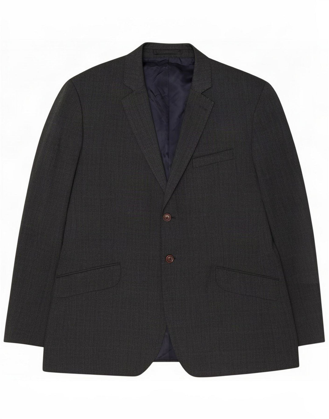 Crew Clothing Herren-Blazer mit 2 Knöpfen, UK 44 2XL, graues Polyester