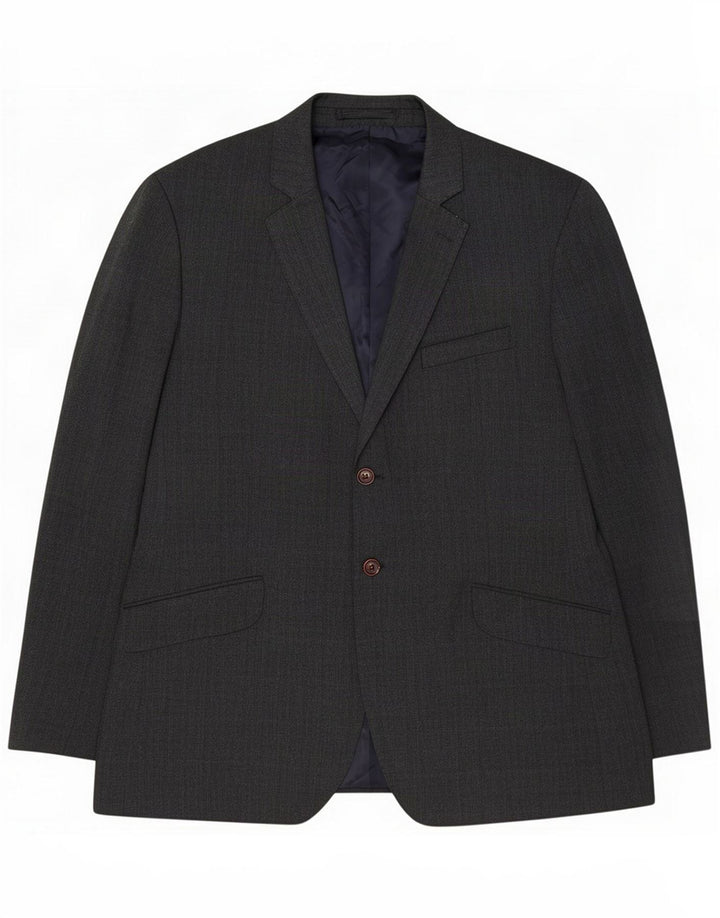 Crew Clothing Herren-Blazer mit 2 Knöpfen, UK 44 2XL, graues Polyester