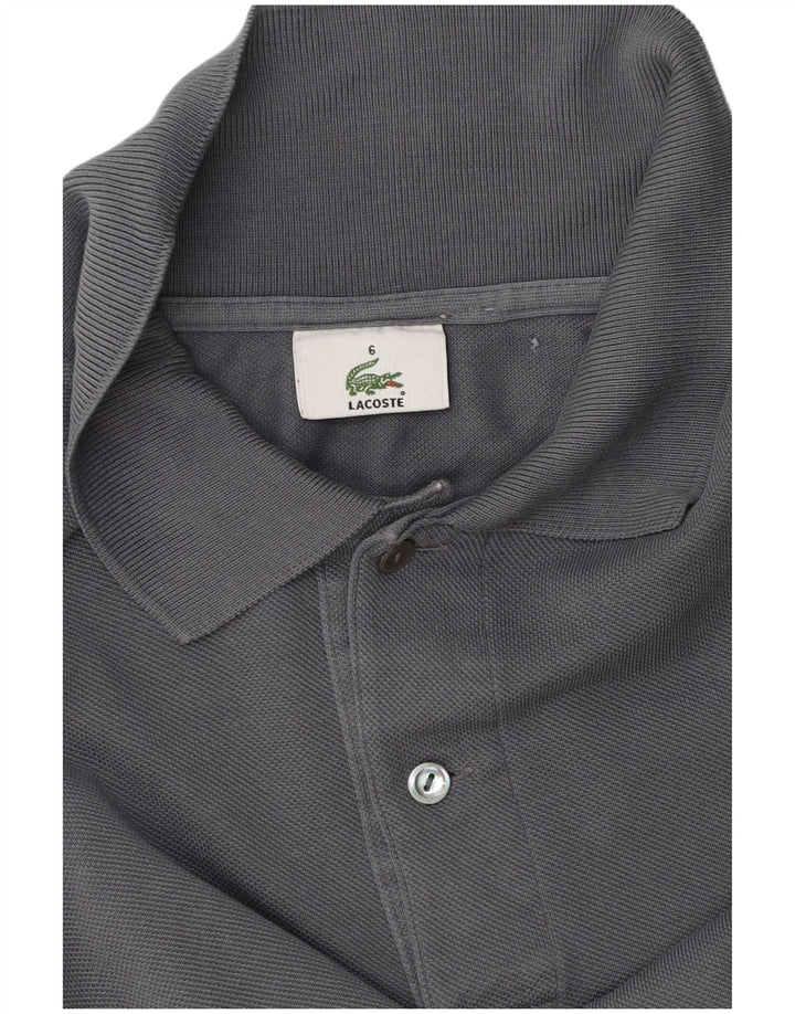 Lacoste Herren Poloshirt Größe 6 XL Grau
