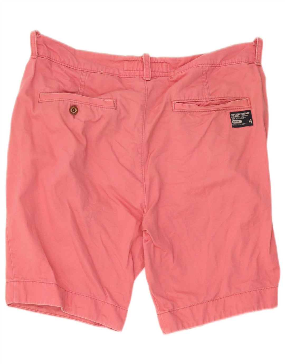 Superdry Herren Chinoshorts XL W38 Rosa Baumwolle