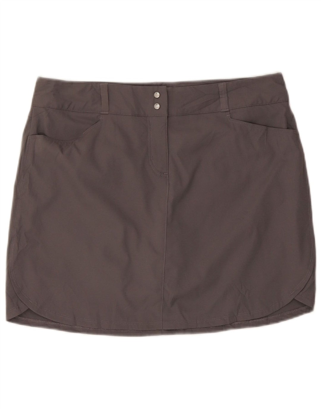 Adidas Damen Minirock UK 14 Large W32 Grau Polyester