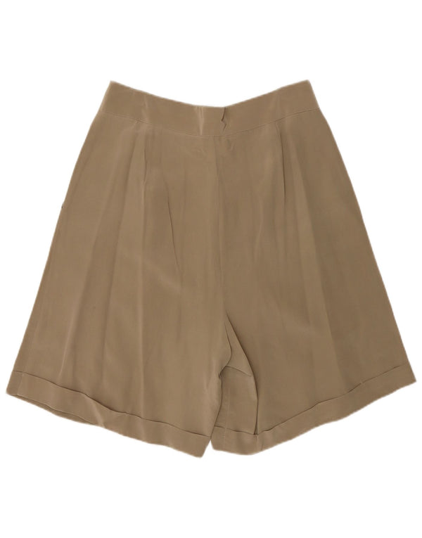 Andrea Mare Womens High Waist Pegged Casual Shorts IT 46 Large W30 Braun