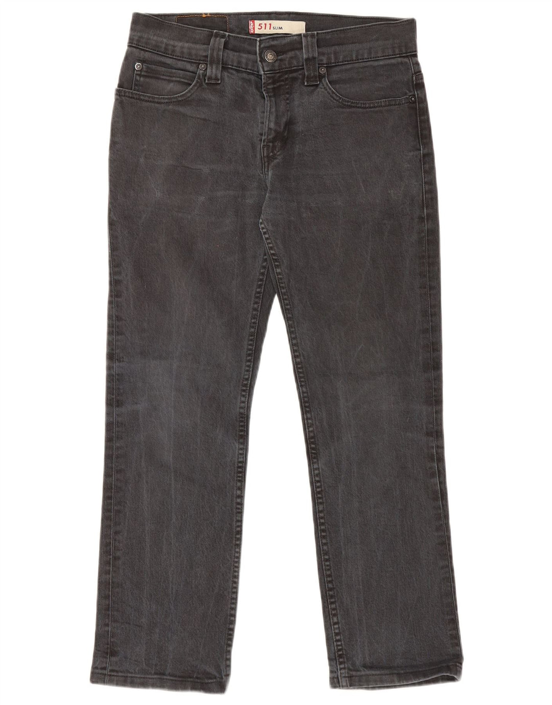 Levi's Herren 511 Slim Jeans W31 L26 schwarze Baumwolle