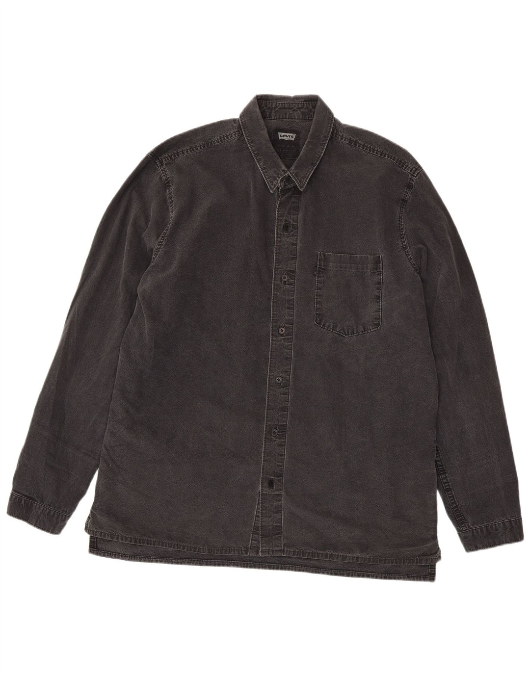 Levi's Herren-Jeanshemd XL aus grauer Baumwolle