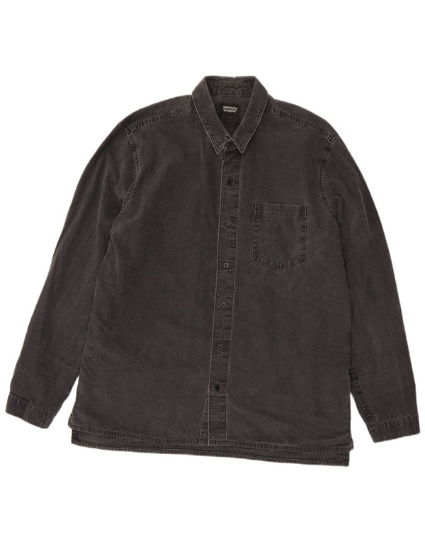 Levi's Herren-Jeanshemd XL aus grauer Baumwolle