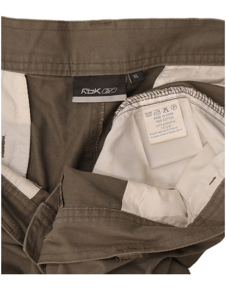 Reebok Herren Cargo Shorts XL W38 Khaki Baumwolle