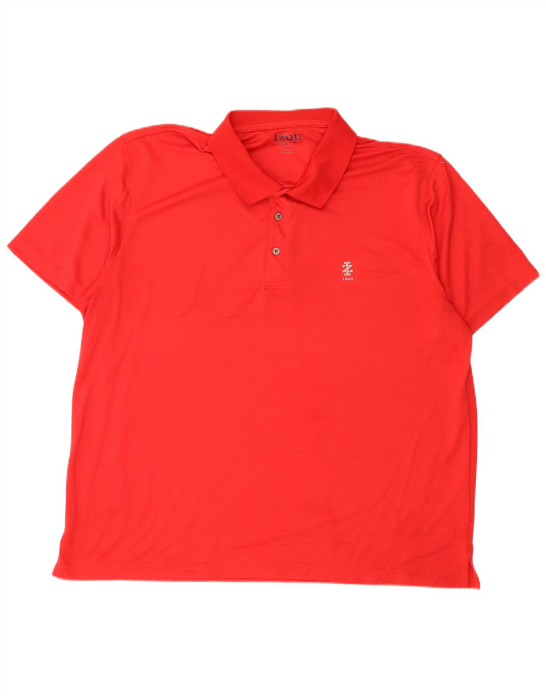 IZOD Herren Poloshirt 2XL Rot Polyester