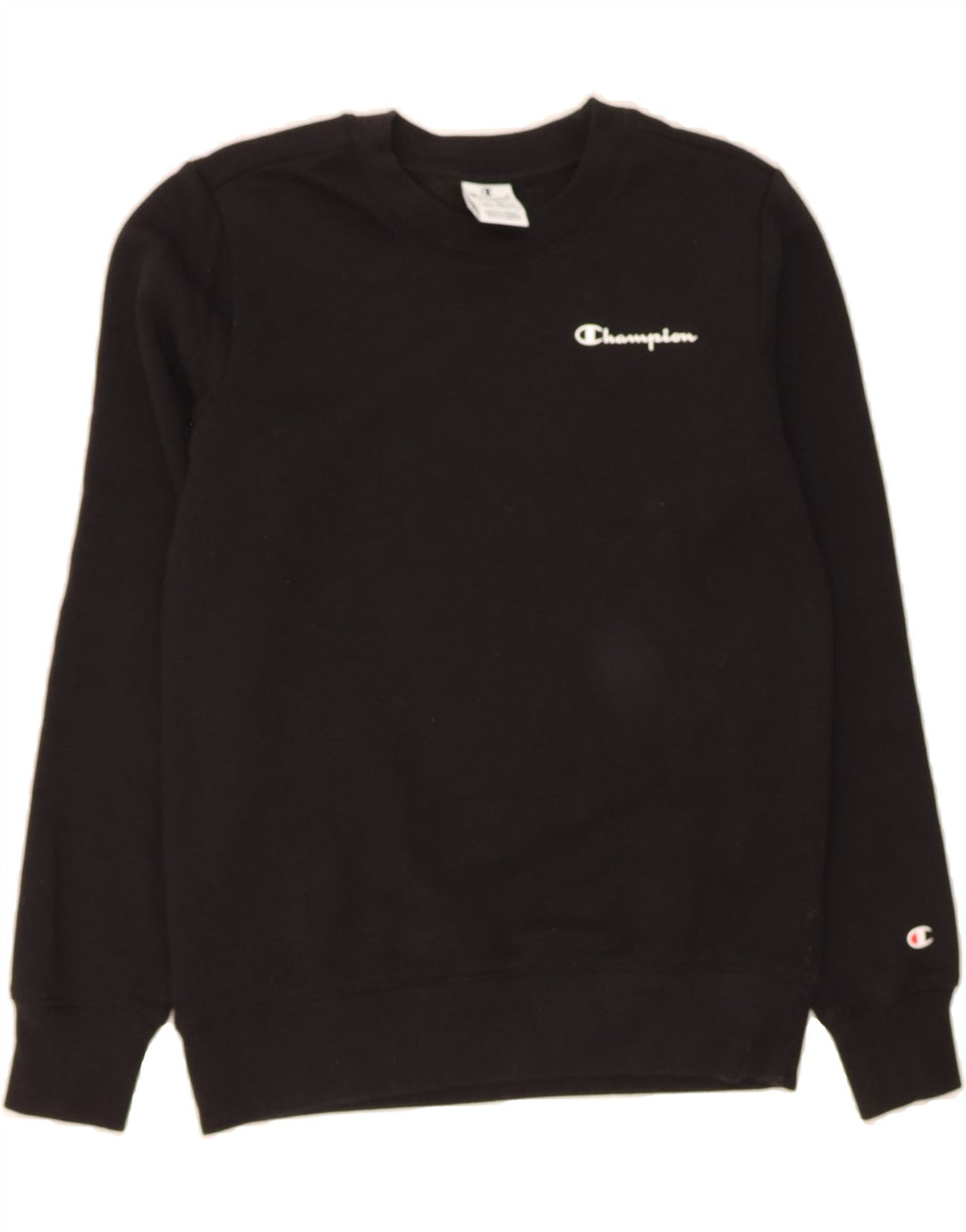 CHAMPION Mens Sweatshirt Jumper XS Black Cotton Vintage Champion and Second-Hand Champion from Messina Hembry 