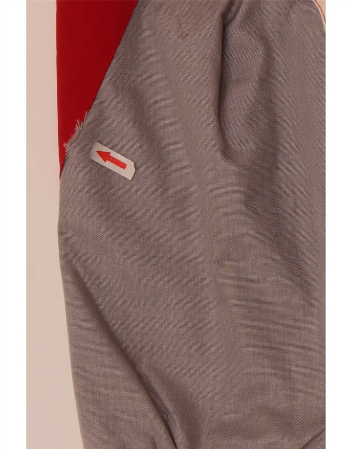 Kappa Damen Skijacke mit Kapuze UK 14 Mittelrotes Colourblock-Polyester
