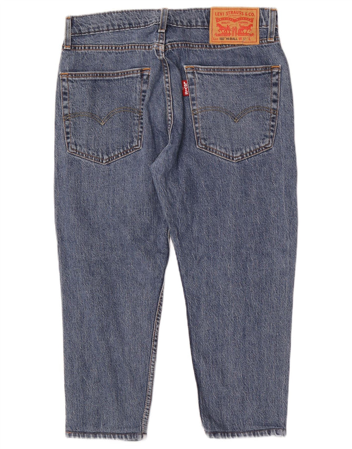 Levi's Herren 502 Tapered Jeans W32 L22 Blaue Baumwolle