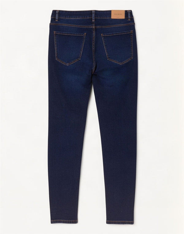 Zara Damen Trafaluc Skinny Jeans EU 42 Large W32 L28 Blaue Baumwolle
