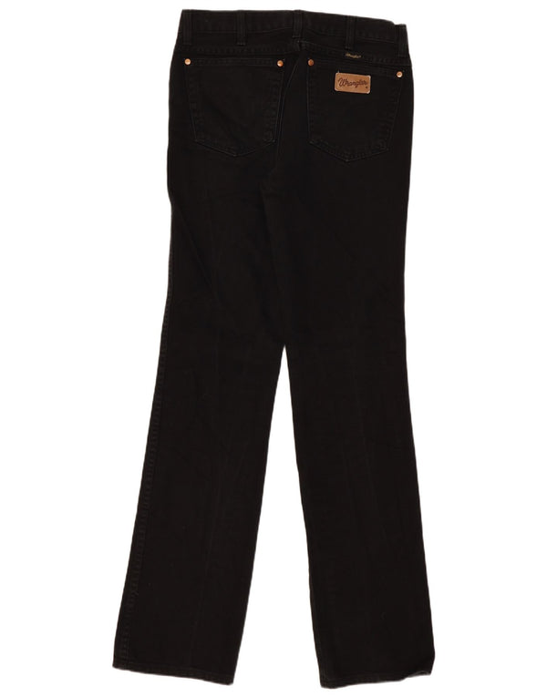 Wrangler Mens Evolution Straight Jeans W32 L36 Black Cotton