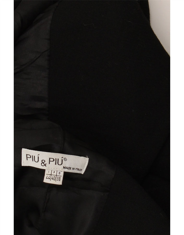 PIU & PIU Damen Mantel IT 44 Medium Schwarz