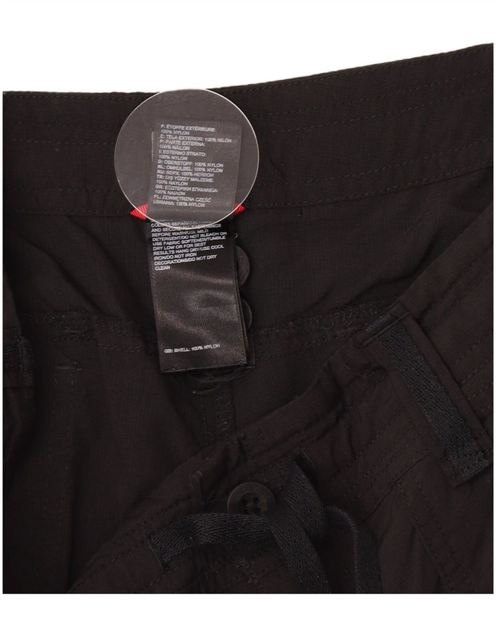 The North Face Womens Casual Shorts US 8 Medium W30 Black Nylon
