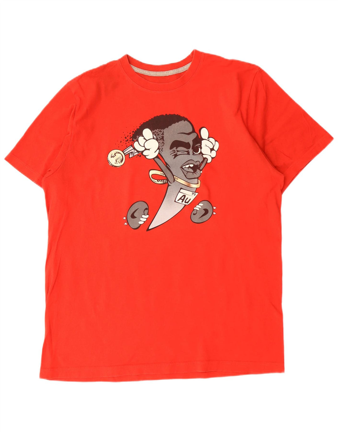 Nike Herren-T-Shirt mit normaler Passform und Grafik, XL, Rot