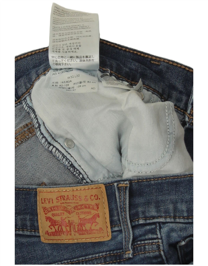 Levi's Slim Fit-Jeans für Damen, W32, L32, Blau, Baumwolle