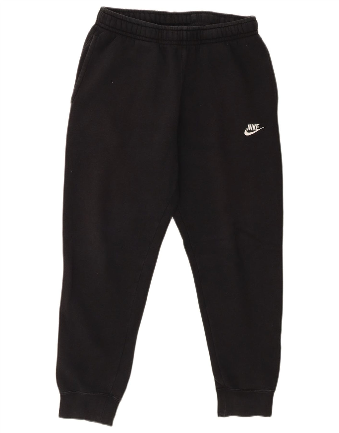 NIKE Mens Tracksuit Trousers Joggers Medium  Black Cotton