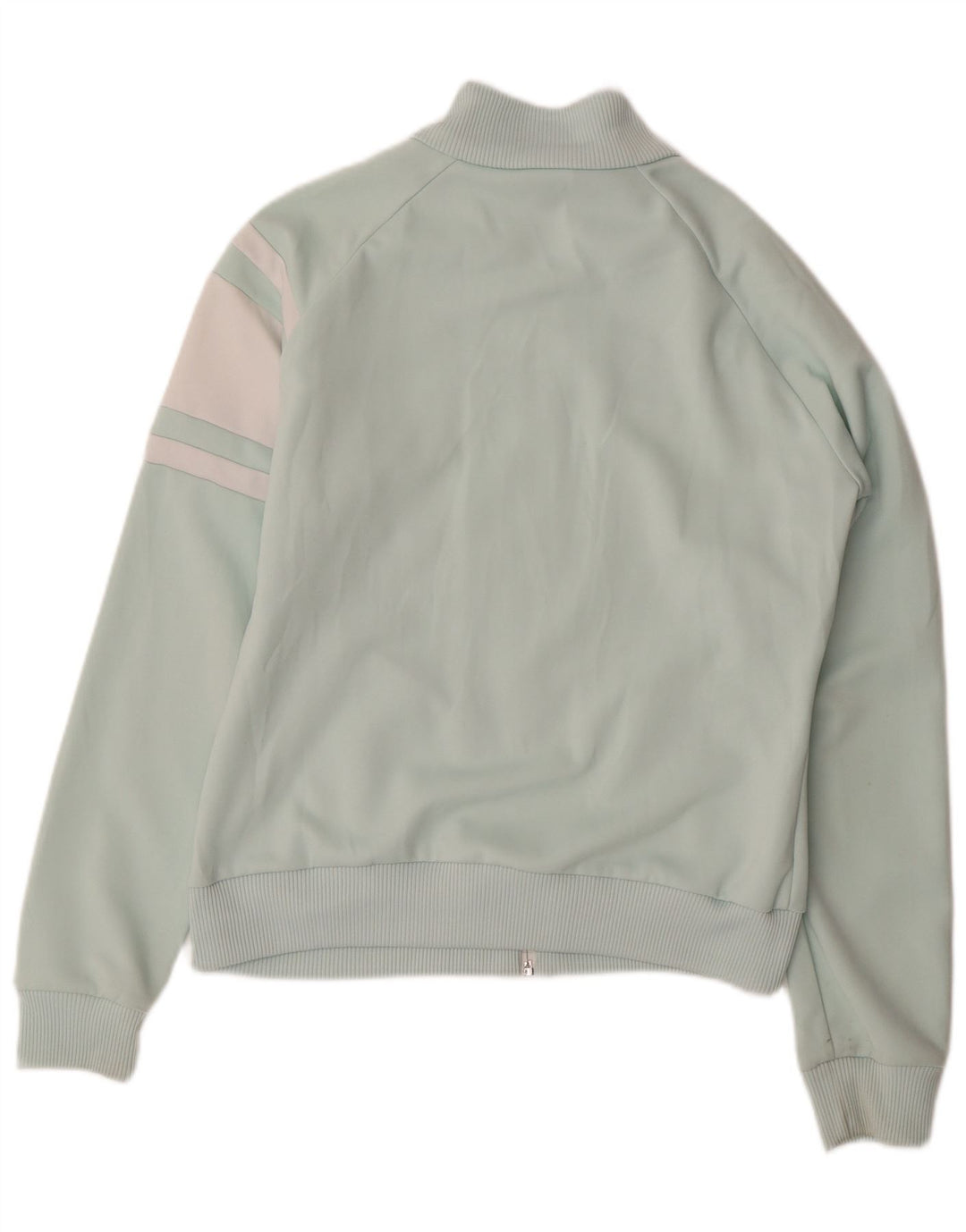 Diadora Damen-Trainingsanzug-Oberteil, Jacke, groß, grünes Farbblock-Polyester
