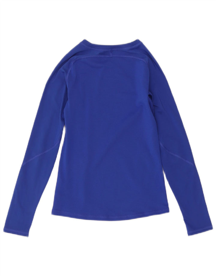 Adidas Jungen Climacool Top Langarm 11-12 Jahre Blau Polyester