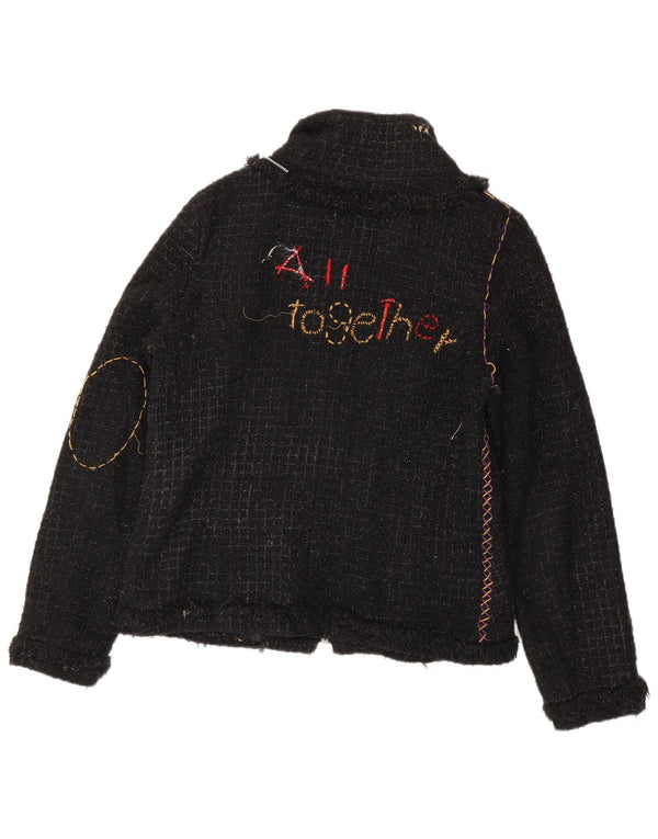 Desigual Damen Utility Jacke EU 44 XL Schwarz
