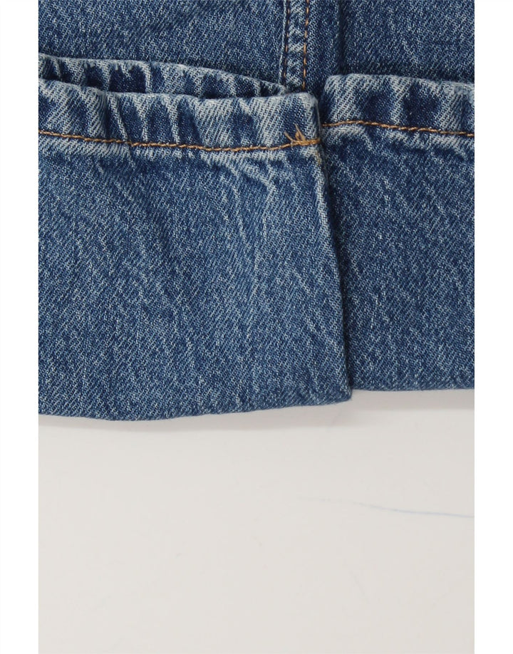 ZARA Damen High Waist Tapered Jeans EU 38 Small W28 L28 Blau