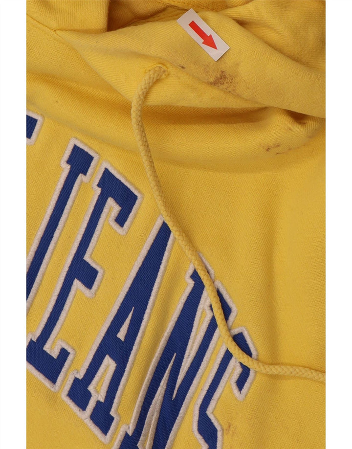 TOMMY HILFIGER Herren Graphic Hoodie Pullover Große gelbe Baumwolle