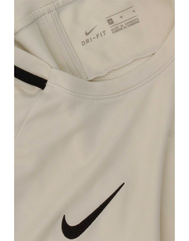 Nike Herren Dri Fit T-Shirt Top Mittelweiß