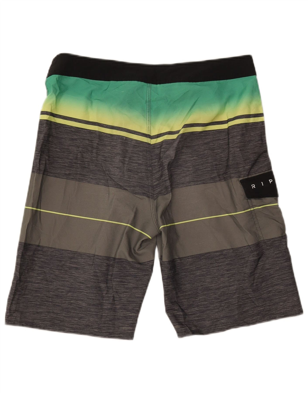 RIP CURL Herren-Badeshorts in mittelgrauem Farbblockdesign