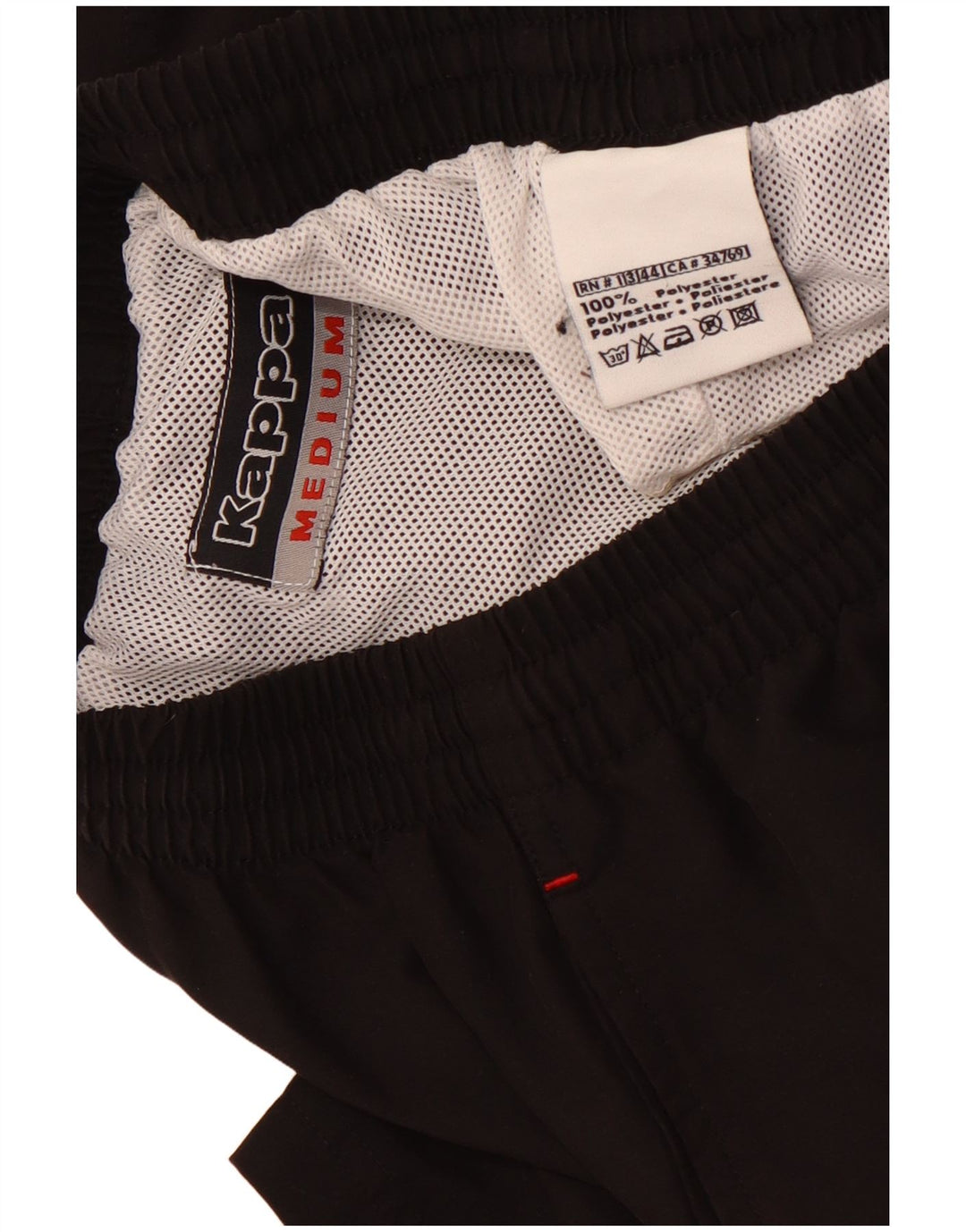 KAPPA Herren Sportshorts Medium Schwarz Polyester