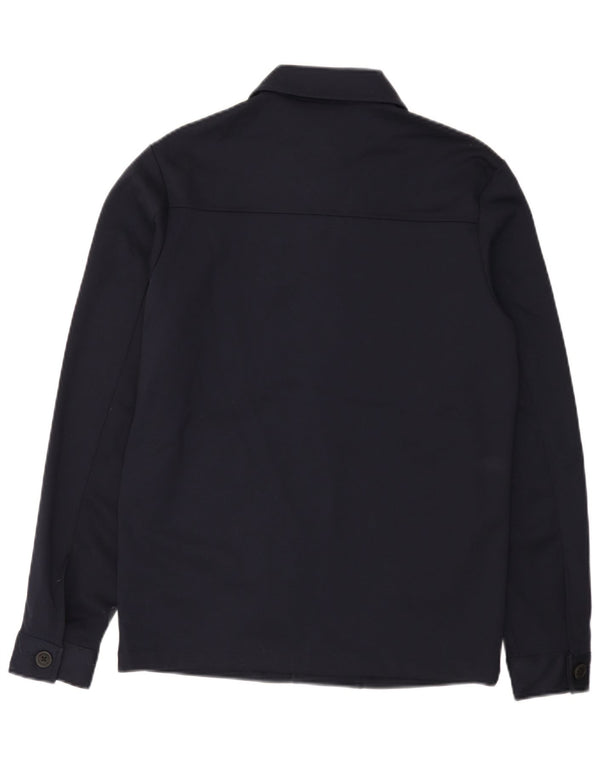 Jack & Jones Herren Bomberjacke UK 40 Large Marineblau Polyester