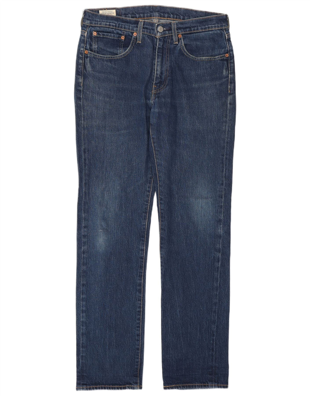 LEVI'S Herren 514 Straight Jeans W31 L32 Blaue Baumwolle