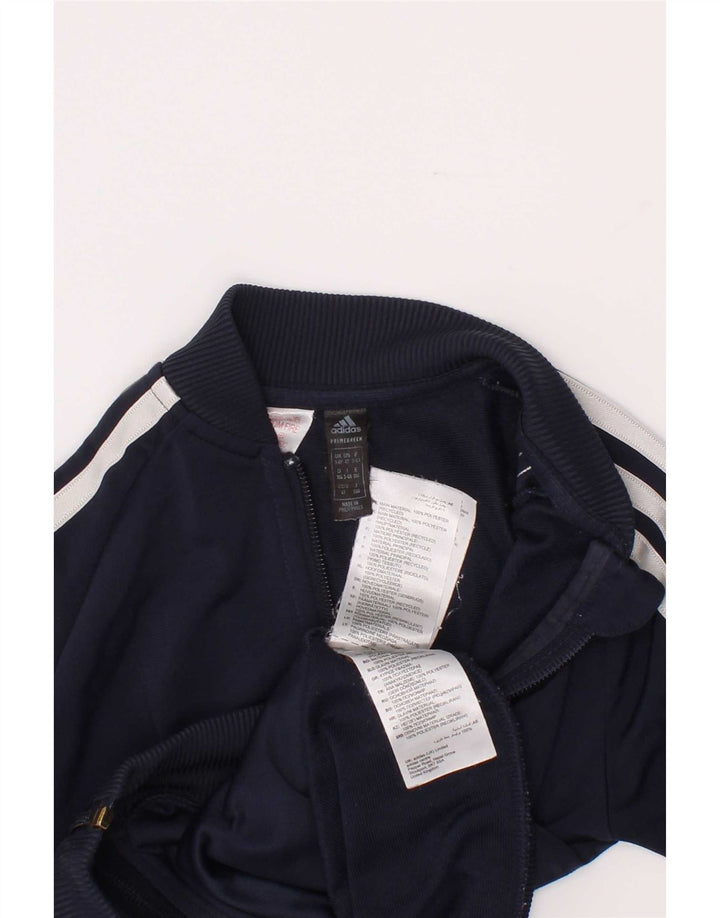 Adidas Jungen Trainingsanzug Top Jacke 3-4 Jahre Marineblau Polyester