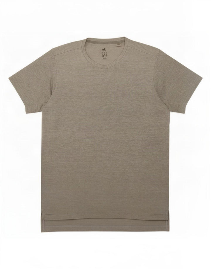 Adidas Herren Climalite T-Shirt Top Mittelgraues Polyester