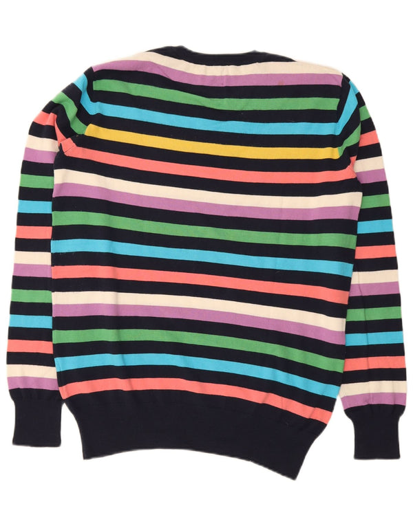 Gaudi Herren-Pullover mit Rundhalsausschnitt, XL, mehrfarbig, gestreift, Baumwolle