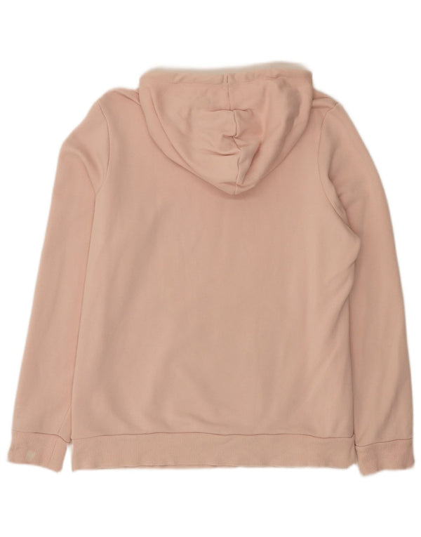 Puma Womens Graphic Hoodie Pullover UK 18 XL Rosa Baumwolle