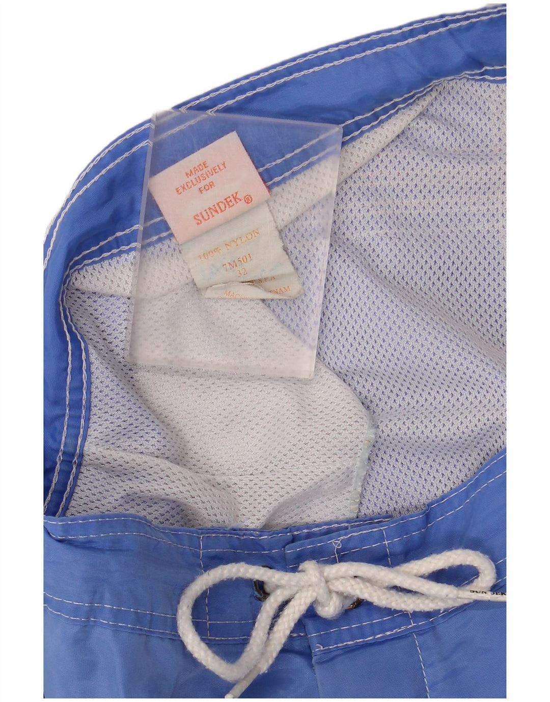 SUNDEK Herren-Badeshorts aus mittelblauem Nylon