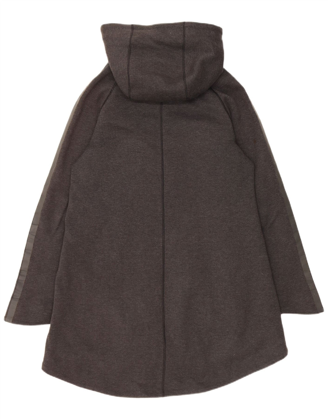 NIKE Damen-Windbreaker-Mantel in Übergröße mit Kapuze, UK 10, Größe S, grau, Polyester