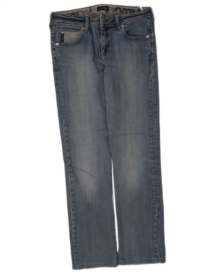 Armani Damen Slim Jeans W27 L30 Blau