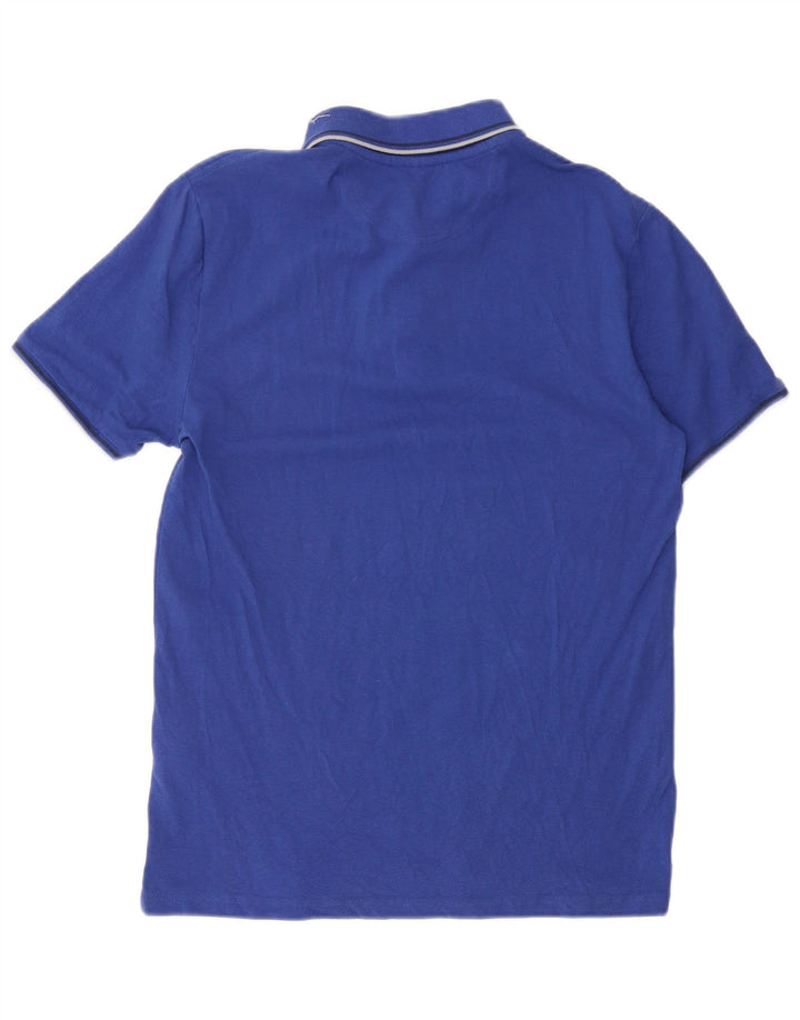 Champion Herren-Poloshirt aus mittelblauer Baumwolle