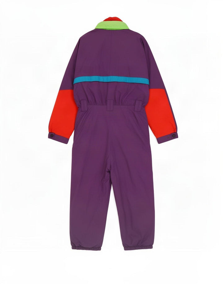 Brunik Herren Skioverall IT 52 Large Lila Colourblock Polyamid