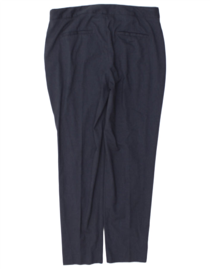 Zara Slim Anzughose für Damen, EU 38, Größe S, W28, L28, Marineblau, Polyester