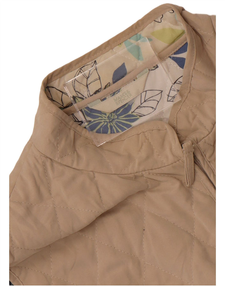 Marks & Spencer Damen Steppweste UK 16 Large Beige