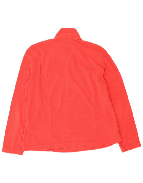 Jack Wolfskin Damen Fleecepullover mit Reißverschluss, UK 18/20 XL, rotes Polyester