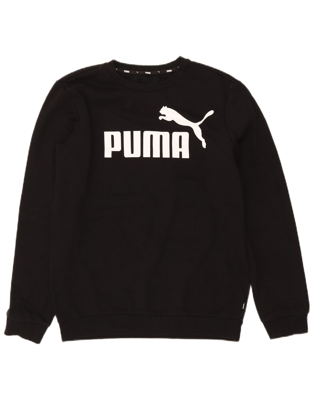 Puma Herren Grafik-Sweatshirt-Pullover, klein, schwarze Baumwolle