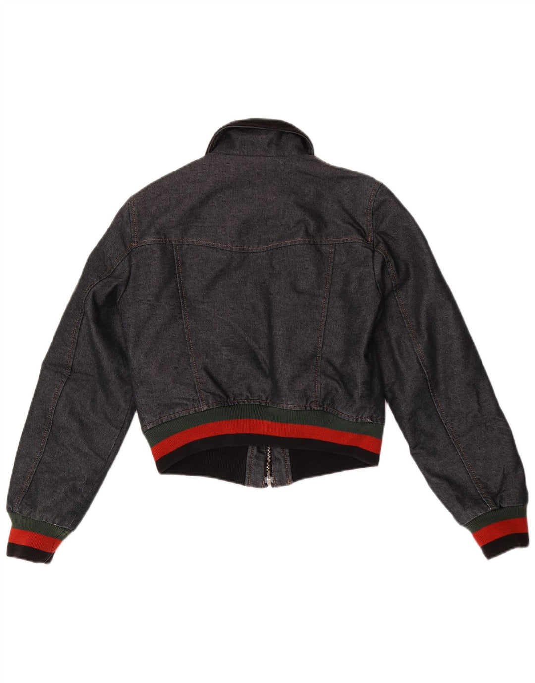 Benetton Denim-Windjacke für Jungen, 10–11 Jahre, Marineblau, Farbblock