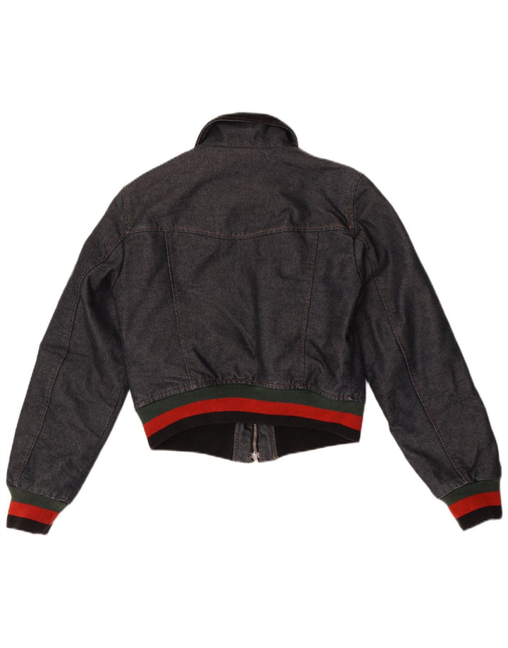 Benetton Denim-Windjacke für Jungen, 10–11 Jahre, Marineblau, Farbblock