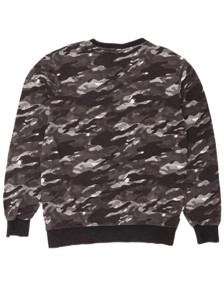 Puma Herren Grafik-Sweatshirt-Pullover Mittelgraue Tarnung