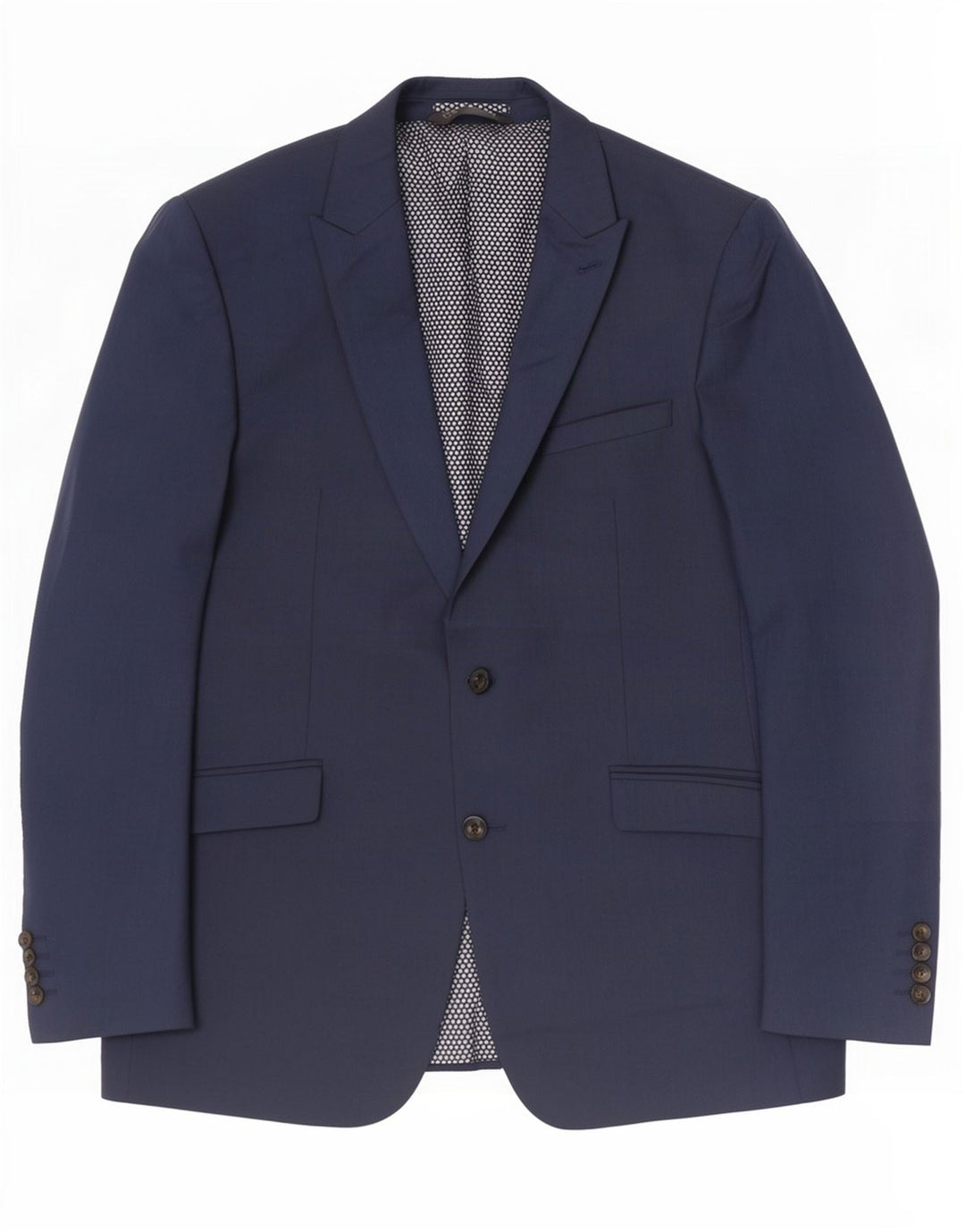 Marks & Spencer Herren-Blazer mit 2 Knöpfen, Gr. 42, Marineblau, Polyester, Größe L