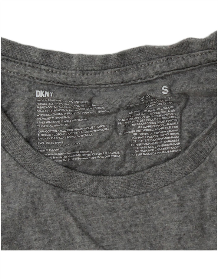 Dkny T-Shirt für Jungen, 13–14 Jahre, Größe S, Grau, Baumwolle