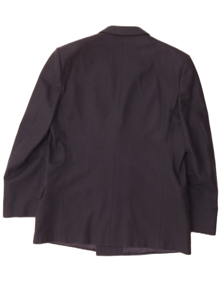 Emanuel Ungaro Herren Zweireiher Blazer Jacke UK 42 XL Marineblau